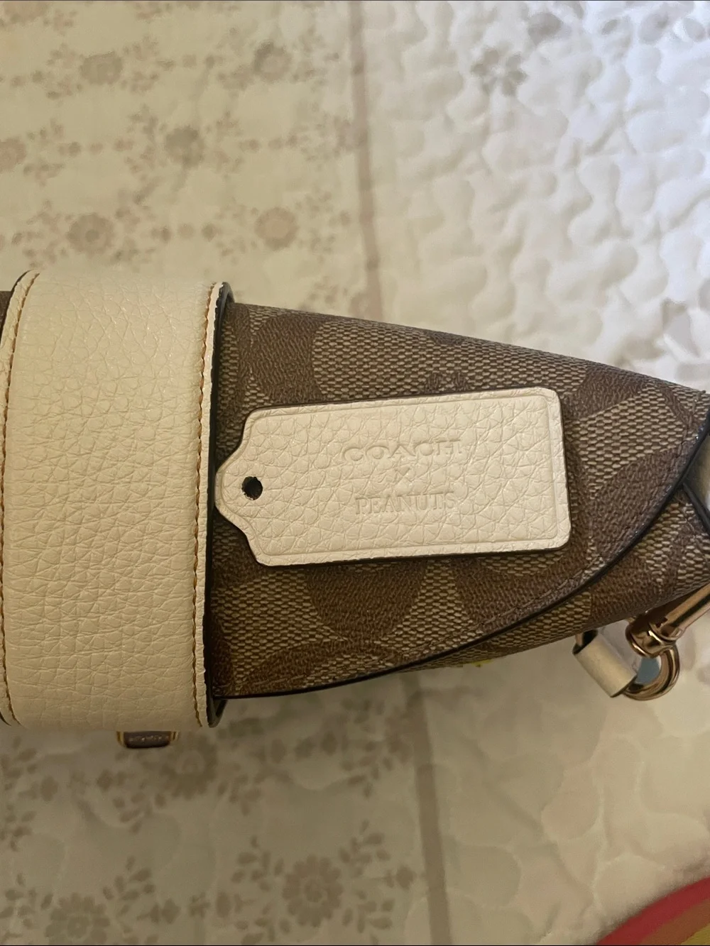 Coach signature coated